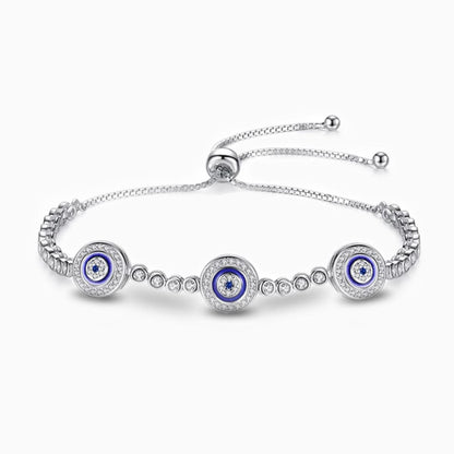 Dazzling Symbolic Evil Eye Bracelet - ShopLorca