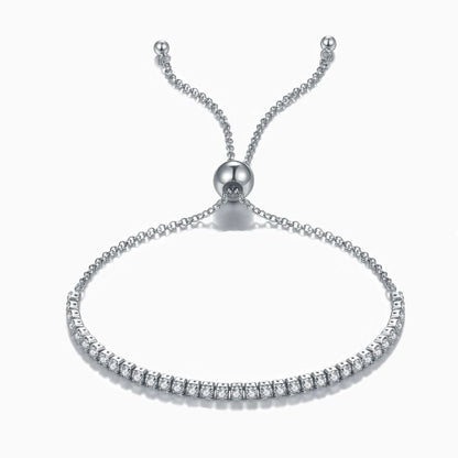 Dazzling Tennis Slider Bracelet - ShopLorca