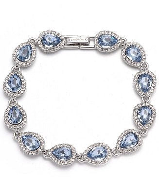 Givenchy Crystal Flex Bracelet Blue - ShopLorca