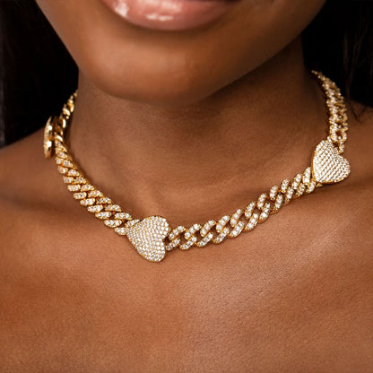 Grandeur Cuban Hearts Jewelry Set - ShopLorca