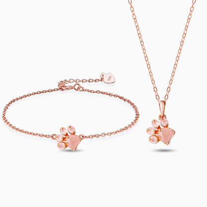 Hot Springs Quartz Claw Jewelry Set - ShopLorca