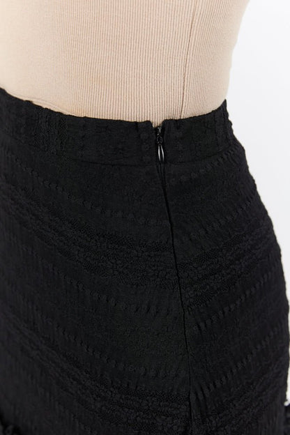 Just Wondering Black Lace Maxi Skirt SALE - ShopLorca