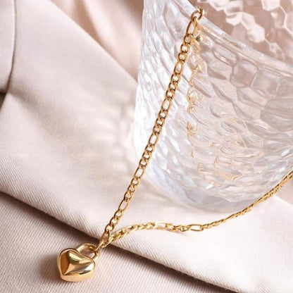 Lustrous Heart Locket Necklace - ShopLorca