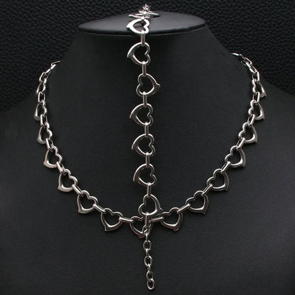 Lux Hearts All Around Jewelry Set - ShopLorca