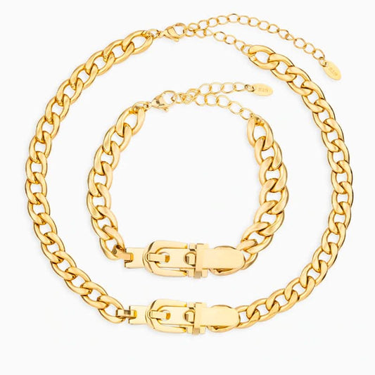 Modern Buckle Jewelry Set - ShopLorca