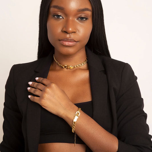 Modern Buckle Jewelry Set - ShopLorca