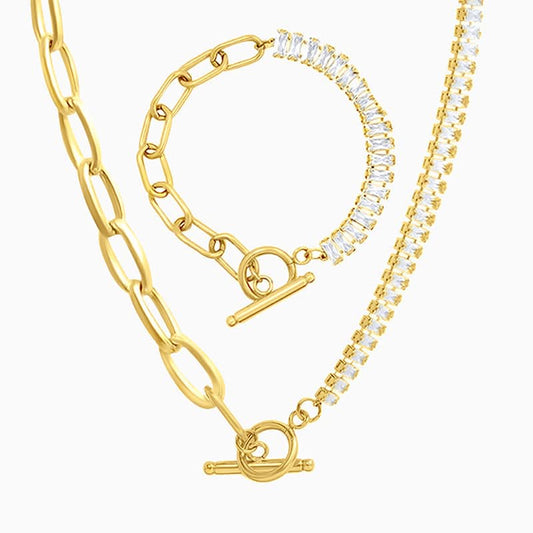Modern Toggle Clasp Jewelry Set - ShopLorca