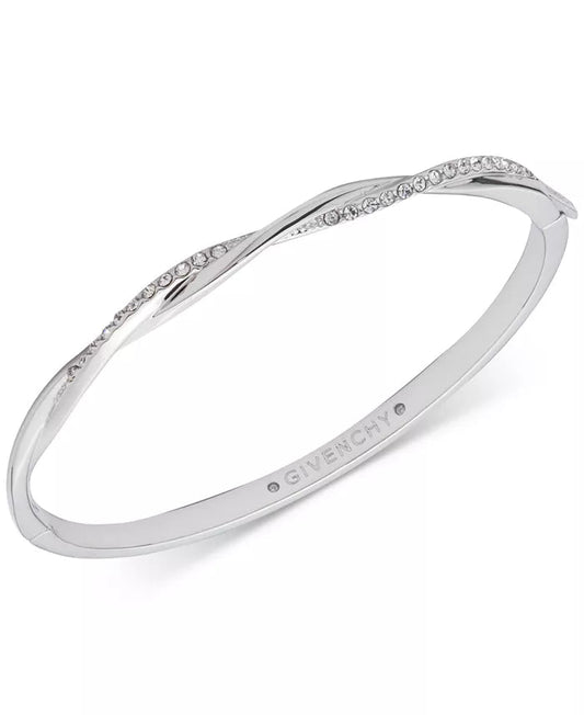 Pavé Twist Bangle Bracelet - ShopLorca