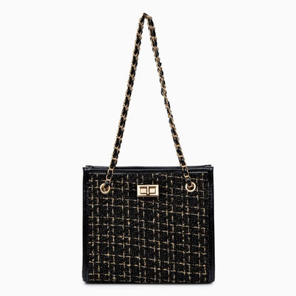 Plaid Shoulder Bag - ShopLorca