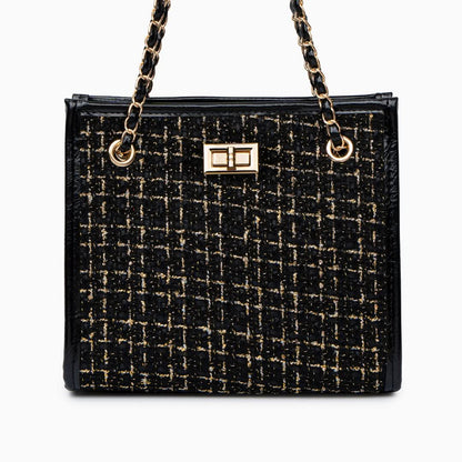 Plaid Shoulder Bag - ShopLorca