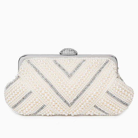 Pristine Pearl Clutch Bag - ShopLorca