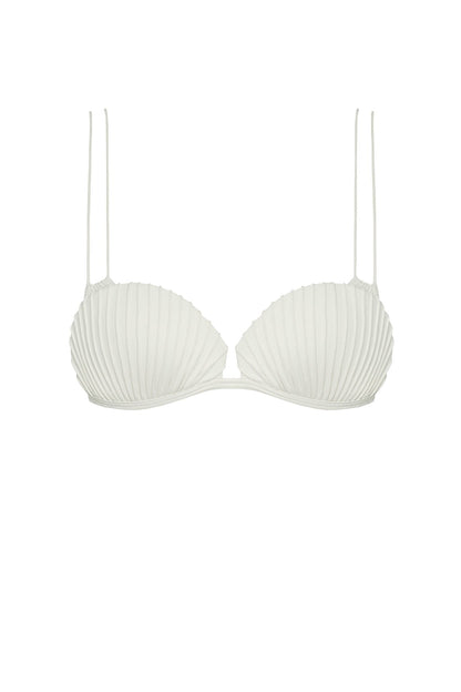 Shell Bikini Top - Off - White - ShopLorca