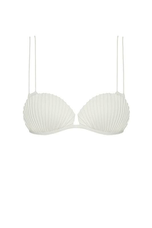 Shell Bikini Top - Off - White - ShopLorca