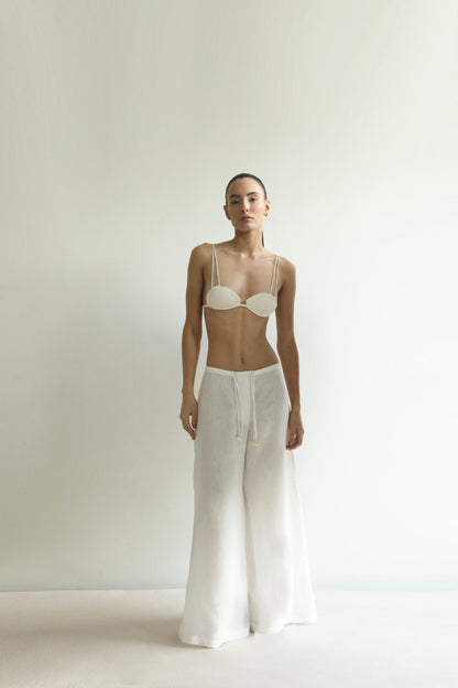 Shell Bikini Top - Off - White - ShopLorca