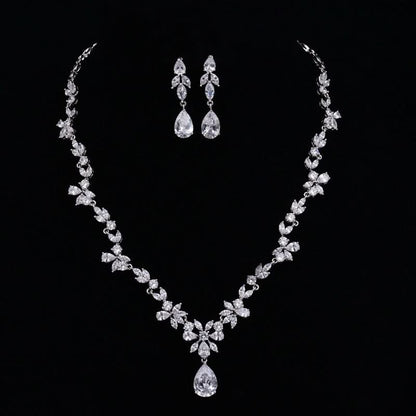 Stunning Flower Drop Jewelry Set - ShopLorca