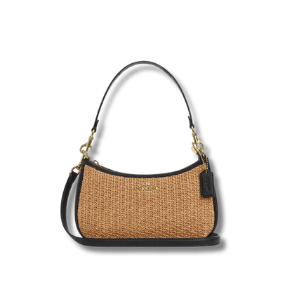 Teri Straw Shoulder Bag - ShopLorca