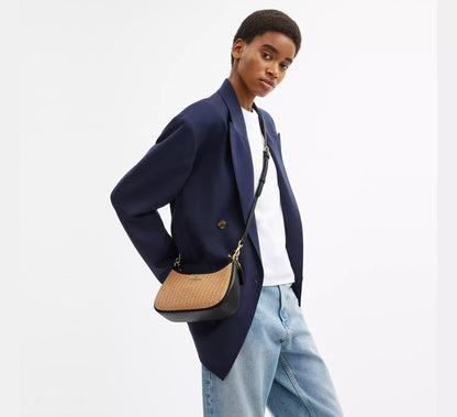 Teri Straw Shoulder Bag - ShopLorca