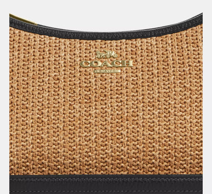 Teri Straw Shoulder Bag - ShopLorca