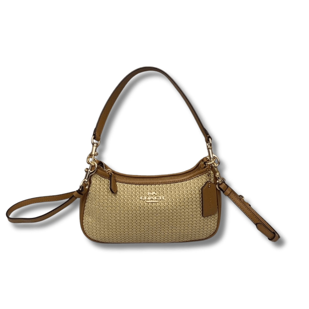 Teri Straw Shoulder Bag - ShopLorca