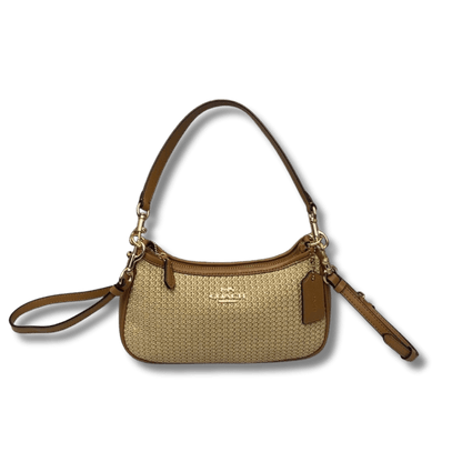 Teri Straw Shoulder Bag - ShopLorca