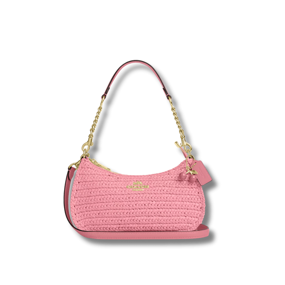 Teri Straw Shoulder Bag - ShopLorca