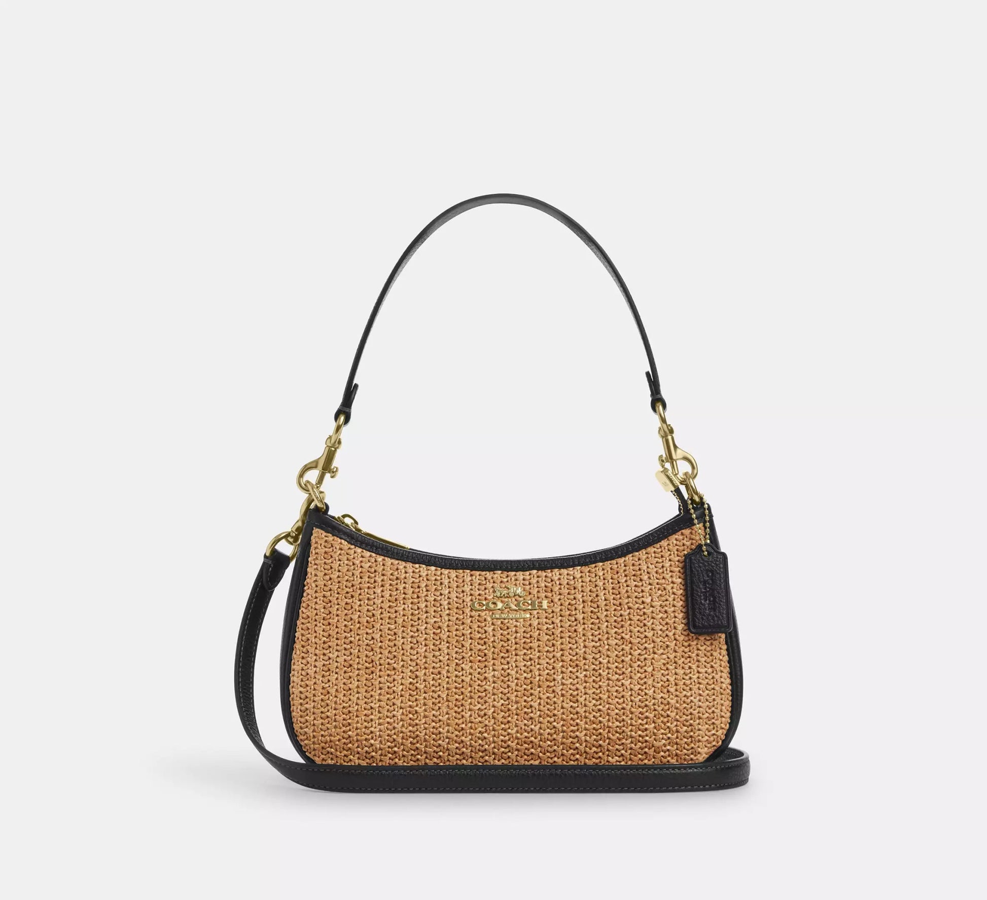 Teri Straw Shoulder Bag - ShopLorca