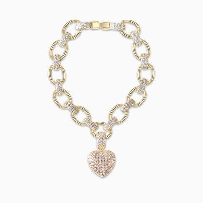 The Hills Heart Pendant Bracelet - ShopLorca