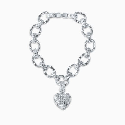 The Hills Heart Pendant Bracelet - ShopLorca
